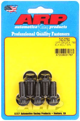 742-0750, ARP 742-0750 SAE Bolt Kit 3/8-24 x .750 12pt black oxide bolts في الإمارات العربية المتحدة, دبي. Condition - new. Price 180 AED. Photo, seller contacts | AUTO.AE