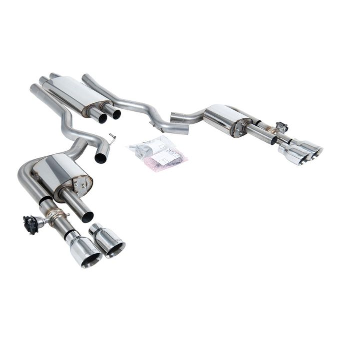 SSXFD434, MILLTEK SSXFD434 Cat-Back Exhaust, 2.76" (Polished GT-100 Trims) for FORD Mustang 2.3L Fastback (S650) 2024- في الإمارات العربية المتحدة, دبي. Condition - new. Price ⁦19,200 AED⁩. Photo, seller contacts | AUTO.AE