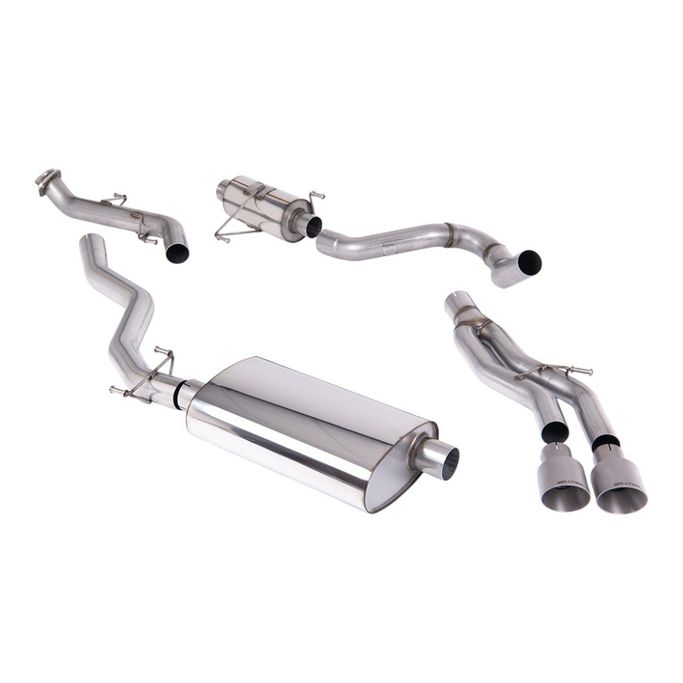 SSXTY215, MILLTEK SSXTY215 Cat-Back Exhaust, 3" (Brushed Titanium GT-100 Tips) for TOYOTA Tacoma 2.4L Turbo Hybrid Crew / Ext. Cab 2024- in UAE, Dubai. Condition - new. Price ⁦10,050 AED⁩. Photo, seller contacts | AUTO.AE