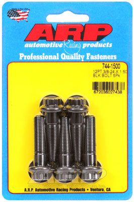 744-1500, ARP 744-1500 SAE Bolt Kit 3/8-24 x 1.500 12pt 7/16 wrenching black oxide bolts في الإمارات العربية المتحدة, دبي. Condition - new. Price 210 AED. Photo, seller contacts | AUTO.AE