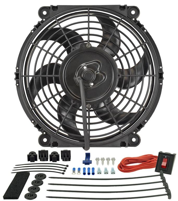 DER-16510, 10 Inch 650 CFM Derale Tornado Universal Fan 16510 в ОАЭ, Дубай. Состояние - новое. Цена ⁦610 AED⁩. Фото, контакты продавца | AUTO.AE
