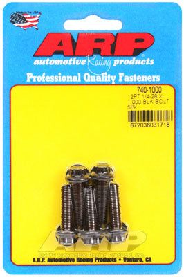 740-1000, ARP 740-1000 SAE Bolt Kit 1/4-28 x 1.000 12pt black oxide bolts в ОАЭ, Дубай. Состояние - новое. Цена 180 AED. Фото, контакты продавца | AUTO.AE