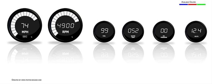 IZL-M9999W, Intellitronix LED Digital Gauge Kits M9999W في الإمارات العربية المتحدة, دبي. Condition - new. Price ⁦2,590 AED⁩. Photo, seller contacts | AUTO.AE