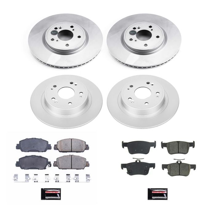 PWR-CRK8166, PowerStop Z17 Evolution Plus GEOMET Coated Brake Kits for 2018-2025 ACCORD - CRK8166 in UAE, Dubai. Condition - new. Price 1,450 AED. Photo, seller contacts | AUTO.AE