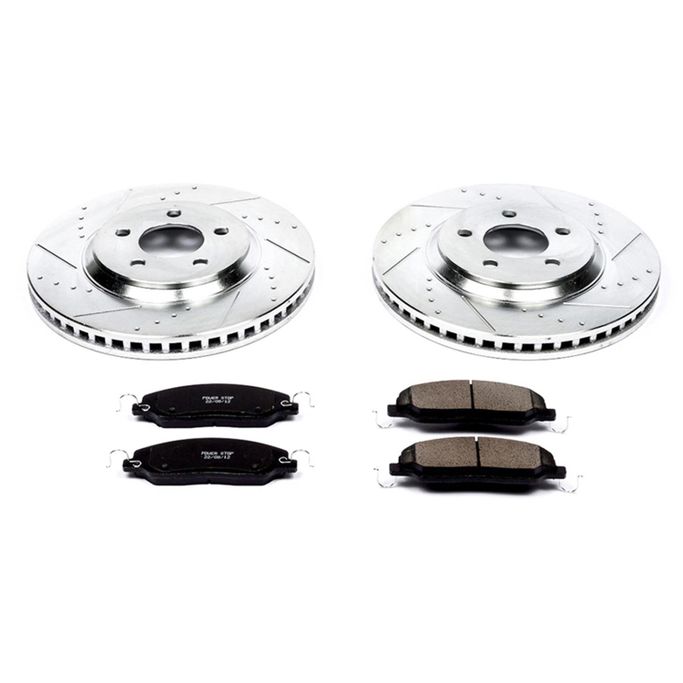PWR-K1380, PowerStop Z23 Evolution Sport Brake Upgrade Kits for 2005-2010 MUSTANG - K1380 في الإمارات العربية المتحدة, دبي. Condition - new. Price 1,060 AED. Photo, seller contacts | AUTO.AE