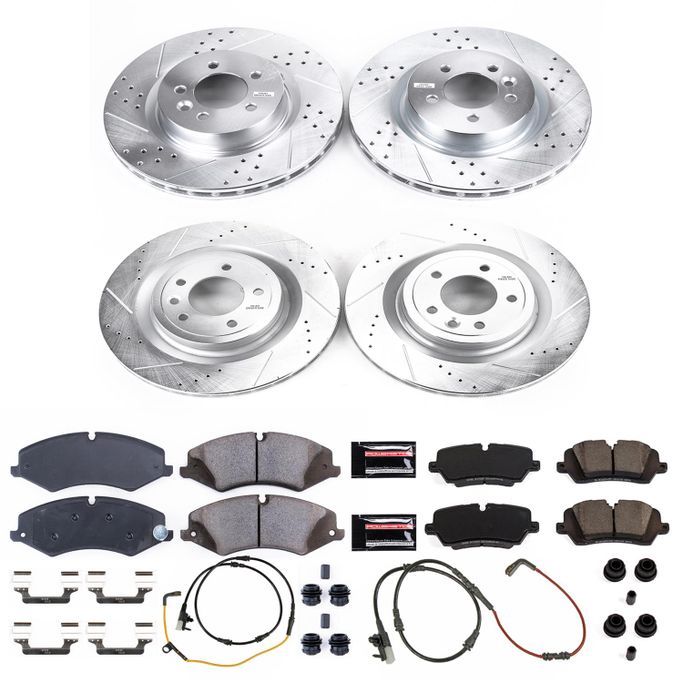 PWR-K7260, PowerStop Z23 Evolution Sport Brake Upgrade Kits for 2014-2017 RANGE ROVER SPORT, RANGE ROVER, 2017 DISCOVERY - K7260 في الإمارات العربية المتحدة, دبي. Condition - new. Price 3,070 AED. Photo, seller contacts | AUTO.AE