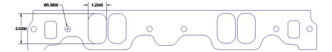 FOG-8420-3, Flatout Gaskets Intake Gaskets 8420.3 в ОАЭ, Дубай. Состояние - новое. Цена 230 AED. Фото, контакты продавца | AUTO.AE
