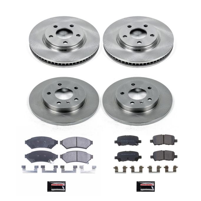 PWR-KOE1589, PowerStop Z17 Evolution Plus Stock Replacement Brake Kits for 2005-2008 GRAND PRIX, 2005-2009 LACROSSE - KOE1589 in UAE, Dubai. Condition - new. Price ⁦1,220 AED⁩. Photo, seller contacts | AUTO.AE
