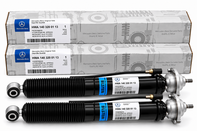 HWA1403200113, New Mercedes-Benz AMG W140 Rear Hydropneumatic Suspension Struts – HWA1403200113 in UAE, Dubai. Condition - new. Price ⁦2,938 AED⁩. Photo, seller contacts | AUTO.AE