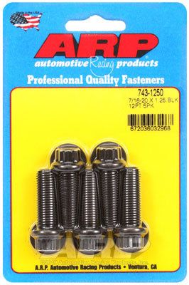 743-1250, ARP 743-1250 SAE Bolt Kit 7/16-20 x 1.250 12pt black oxide bolts в ОАЭ, Дубай. Состояние - новое. Цена 200 AED. Фото, контакты продавца | AUTO.AE