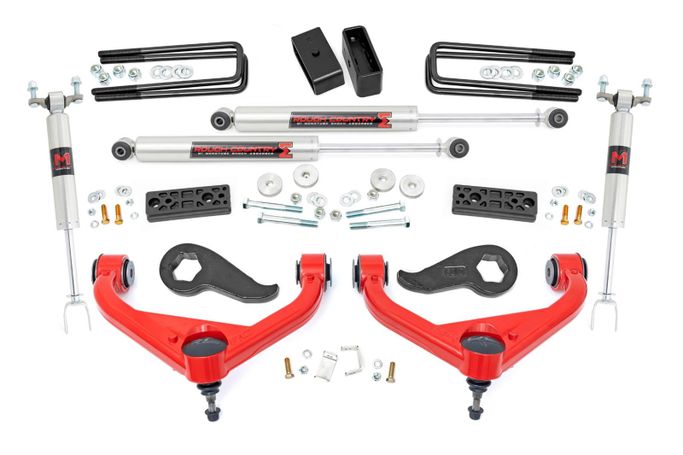 ROU-95840RED, Rough Country M1 Suspension Lift Kits for 2020-2025 SIERRA 2500 HD, SILVERADO 2500 HD, SILVERADO 3500 HD - 95840RED في الإمارات العربية المتحدة, دبي. Condition - new. Price ⁦4,830 AED⁩. Photo, seller contacts | AUTO.AE