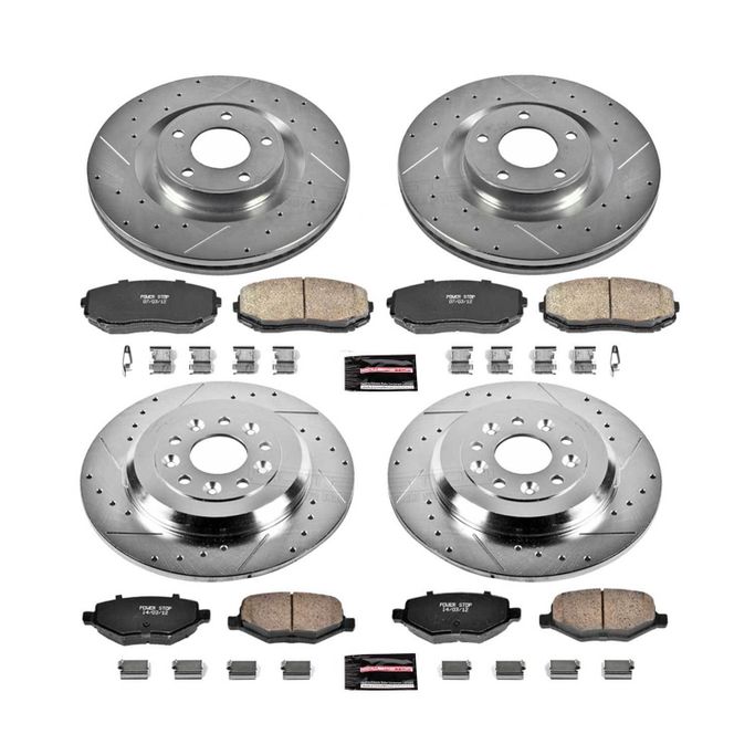 PWR-K5452, PowerStop Z23 Evolution Sport Brake Upgrade Kits for 2011-2012 EDGE, MKX - K5452 in UAE, Dubai. Condition - new. Price 2,020 AED. Photo, seller contacts | AUTO.AE
