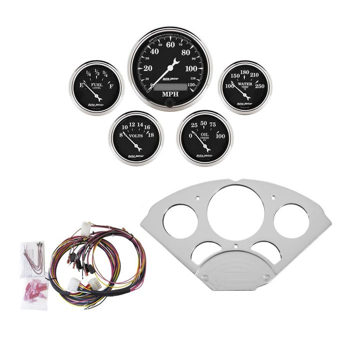 ATM-7033-OTB, AutoMeter Old Tyme Black Series Instrument Clusters 7033-OTB في الإمارات العربية المتحدة, دبي. Condition - new. Price ⁦3,090 AED⁩. Photo, seller contacts | AUTO.AE