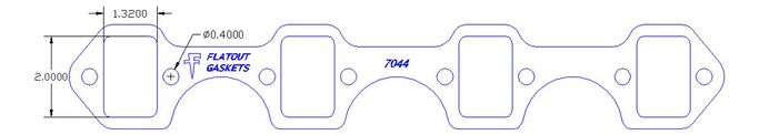 FOG-7044S, Flatout Gaskets Header Gaskets 7044S في الإمارات العربية المتحدة, دبي. Condition - new. Price 240 AED. Photo, seller contacts | AUTO.AE