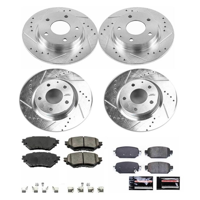 PWR-K7518, PowerStop Z23 Evolution Sport Brake Upgrade Kits for 2017-2018 3 - K7518 في الإمارات العربية المتحدة, دبي. Condition - new. Price 1,410 AED. Photo, seller contacts | AUTO.AE