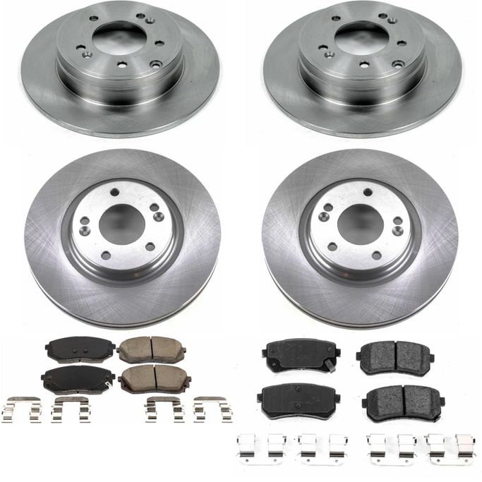 PWR-KOE7522, PowerStop Z17 Evolution Plus Stock Replacement Brake Kits for 2016-2020 OPTIMA, 2016-2019 SONATA - KOE7522 in UAE, Dubai. Condition - new. Price 1,190 AED. Photo, seller contacts | AUTO.AE