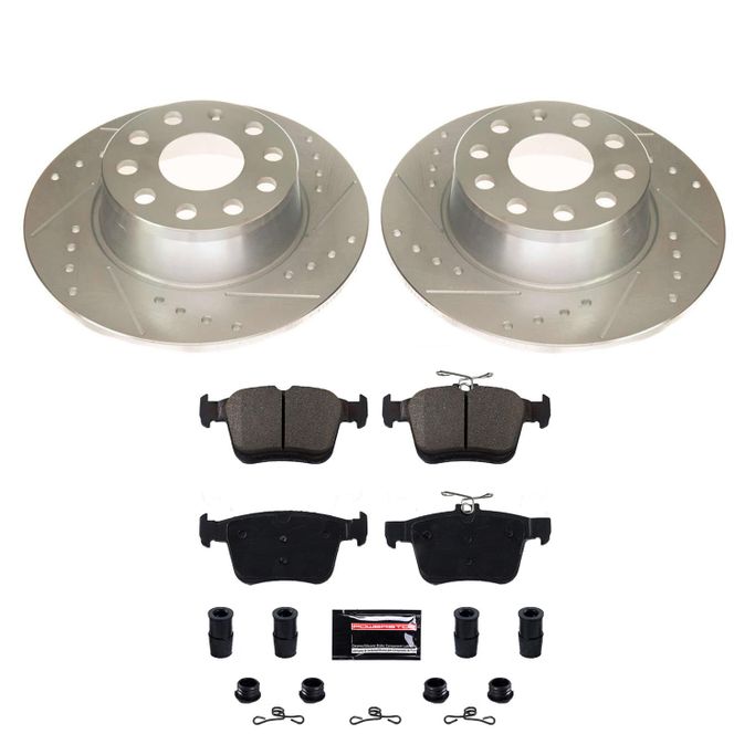 PWR-K8337, PowerStop Z23 Evolution Sport Brake Upgrade Kits for 2019-2024 JETTA, 2022-2024 TAOS - K8337 в ОАЭ, Дубай. Состояние - новое. Цена ⁦740 AED⁩. Фото, контакты продавца | AUTO.AE