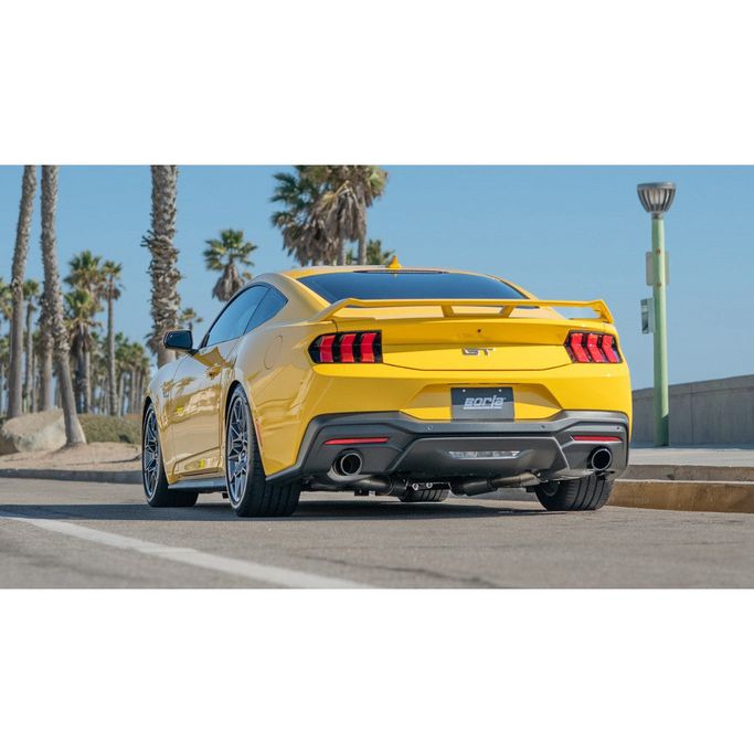 11984BC, BORLA 11984BC Exhaust system Axle-Back ATAK 2.5" S RD RL AC BC SR Tip 4" RD X 9.75" Black chrome (Non-active exhaust) for FORD Mustang GT 5.0L V8 2024 in UAE, Dubai. Condition - new. Price ⁦5,210 AED⁩. Photo, seller contacts | AUTO.AE