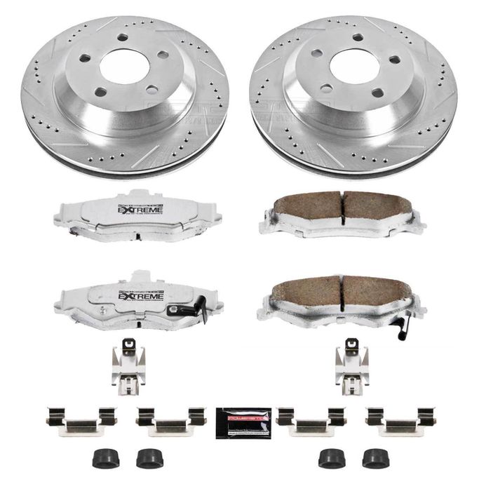 PWR-K1568-26, PowerStop Z26 Street Warrior Brake Upgrade Kits for 1998-2002 CAMARO, FIREBIRD - K1568-26 في الإمارات العربية المتحدة, دبي. Condition - new. Price ⁦1,140 AED⁩. Photo, seller contacts | AUTO.AE