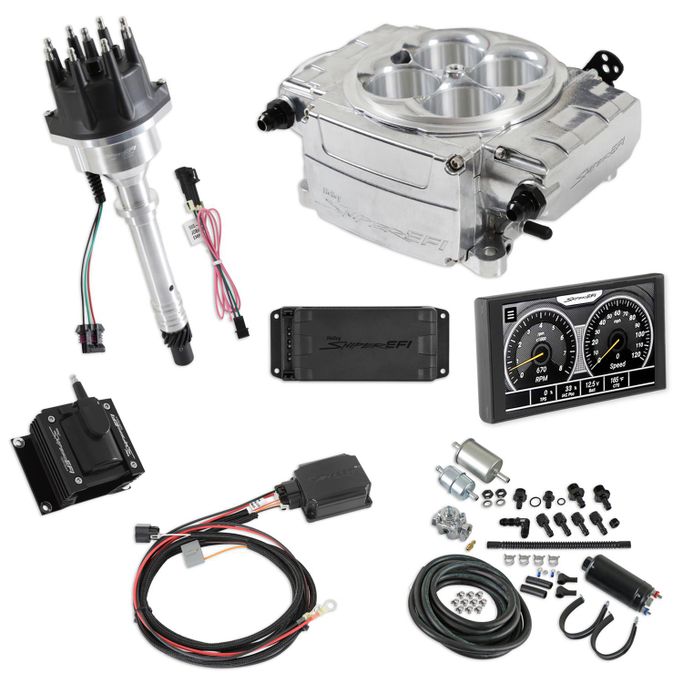 SNE-5505105PKSBC, Holley Sniper 2 EFI 650 HP Inline Pump Fuel Injection Systems with Power Distribution Module 550-510-5PK-SBC في الإمارات العربية المتحدة, دبي. Condition - new. Price 11,820 AED. Photo, seller contacts | AUTO.AE