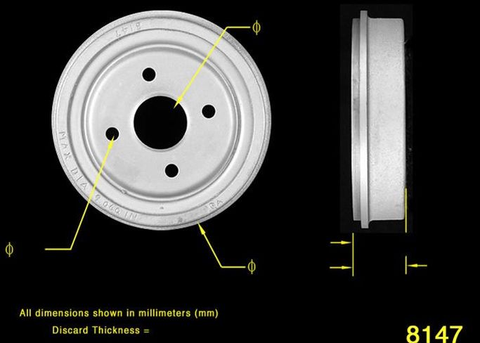 BEN-PDR0139, Bendix Brakes Global Brake Drums PDR0139 in UAE, Dubai. Condition - new. Price 240 AED. Photo, seller contacts | AUTO.AE