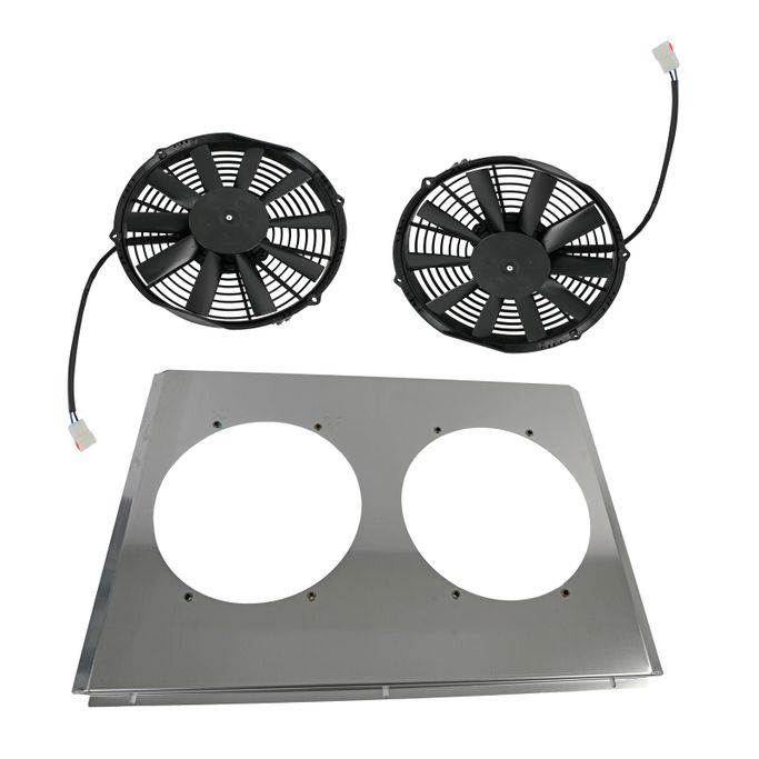 FLD-SHR-017, 14 Inch 1,864 CFM Fluidyne High Performance Aluminum Radiator Shrouds with Fan SHR.017 в ОАЭ, Дубай. Состояние - новое. Цена ⁦1 720 AED⁩. Фото, контакты продавца | AUTO.AE