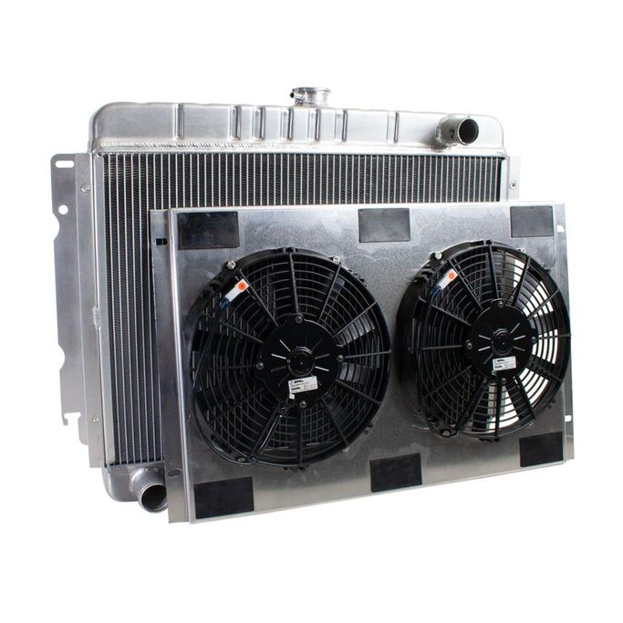 GRI-CU-70058, Griffin Exact Fit Radiator Combos for 1970-1972 BARRACUDA, CUDA, 1970-1974 CHALLENGER - CU-70058 في الإمارات العربية المتحدة, دبي. Condition - new. Price 6,520 AED. Photo, seller contacts | AUTO.AE