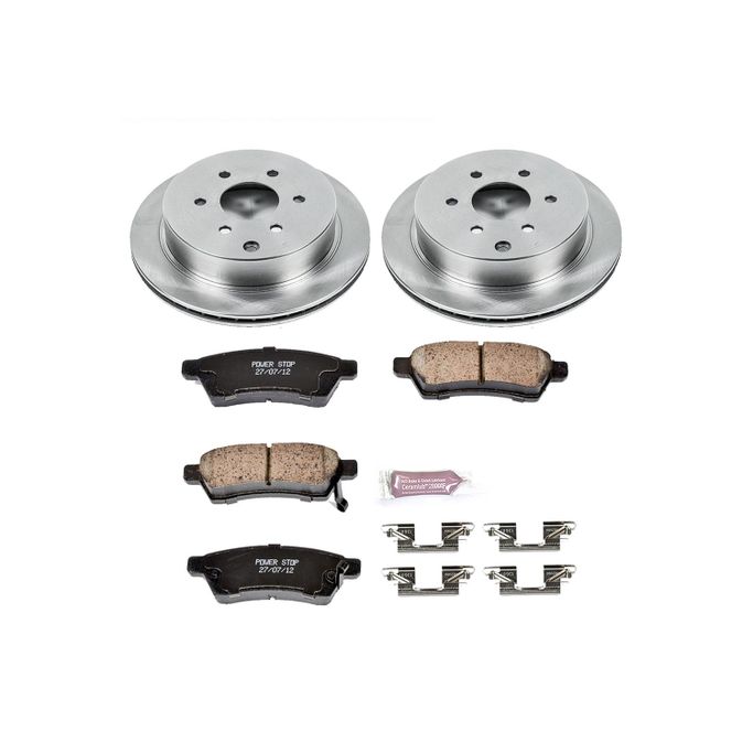 PWR-KOE4621, PowerStop Z17 Evolution Plus Stock Replacement Brake Kits for 2009-2012 EQUATOR, 2005-2024 FRONTIER, 2005-2015 XTERRA - KOE4621 in UAE, Dubai. Condition - new. Price 580 AED. Photo, seller contacts | AUTO.AE