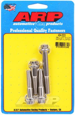 434-3203, ARP 434-3203 Water Pump Bolt Kit for Chevrolet Small Block 12pt Short في الإمارات العربية المتحدة, دبي. Condition - new. Price 240 AED. Photo, seller contacts | AUTO.AE