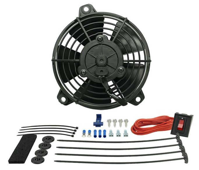 DER-16505, 5 Inch 325 CFM Derale Tornado Universal Fan 16505 в ОАЭ, Дубай. Состояние - новое. Цена ⁦600 AED⁩. Фото, контакты продавца | AUTO.AE