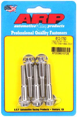 612-1750, ARP 612-1750 SAE Bolt Kit 5/16-18 x 1.750 12pt SS bolts в ОАЭ, Дубай. Состояние - новое. Цена 220 AED. Фото, контакты продавца | AUTO.AE