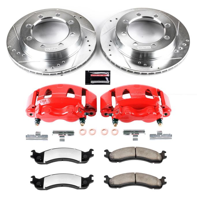PWR-KC5089-36, PowerStop Z36 Truck and Tow Brake Upgrade Kits with Calipers for 1995-1999 F-250, 1997 F-250 HD, 1995-1997 F-350 - KC5089-36 в ОАЭ, Дубай. Состояние - новое. Цена ⁦3 220 AED⁩. Фото, контакты продавца | AUTO.AE