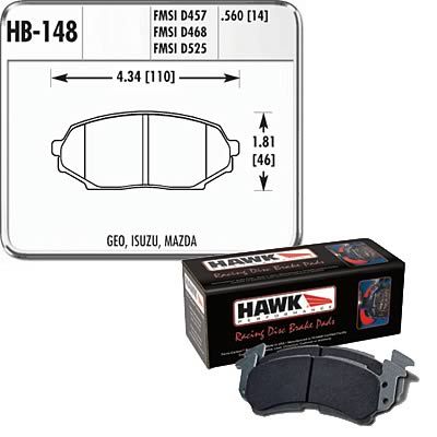 HWK-HB148E-560, Hawk Performance Blue 9012 Racing Brake Pads HB148E.560 في الإمارات العربية المتحدة, دبي. Condition - new. Price 840 AED. Photo, seller contacts | AUTO.AE