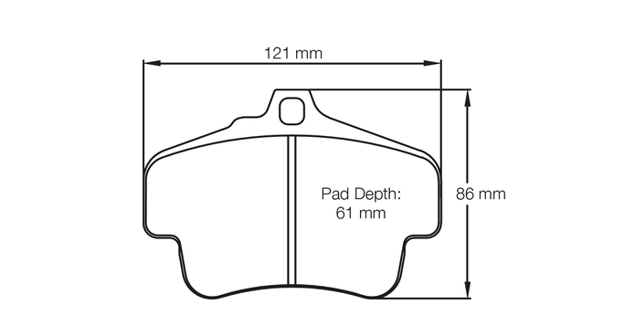 2405-RS42, PAGID 2405-RS42 Rear brake pads RS42 for PORSCHE 718 Cayman T 982C (PCCB brakes) في الإمارات العربية المتحدة, دبي. Condition - new. Price ⁦1,320 AED⁩. Photo, seller contacts | AUTO.AE