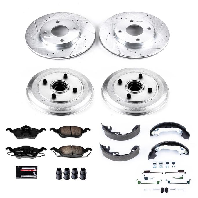 PWR-K15191DK, PowerStop Z23 Evolution Sport Disc and Drum Brake Upgrade Kits for 2000-2004 FOCUS - K15191DK in UAE, Dubai. Condition - new. Price 1,960 AED. Photo, seller contacts | AUTO.AE