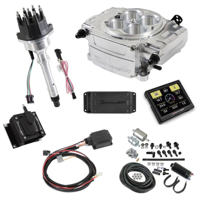 SNE-5505103PKSBC, Holley Sniper 2 EFI 650 HP Inline Pump Fuel Injection Systems with Power Distribution Module 550-510-3PK-SBC في الإمارات العربية المتحدة, دبي. Condition - new. Price 11,170 AED. Photo, seller contacts | AUTO.AE