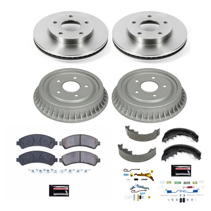 PWR-KOE15428DK, PowerStop Autospecialty Stock Replacement Disc and Drum Brake Kits for 1998-2003 S10, 2000-2003 SONOMA - KOE15428DK in UAE, Dubai. Condition - new. Price ⁦1,500 AED⁩. Photo, seller contacts | AUTO.AE
