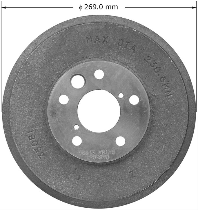 BEN-PDR0726, Bendix Brakes Brake Drums for 2000-2001 LEGACY - PDR0726 في الإمارات العربية المتحدة, دبي. Condition - new. Price 170 AED. Photo, seller contacts | AUTO.AE