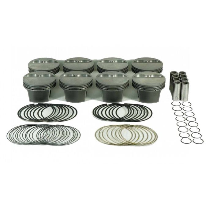 197725130T, MAHLE 197725130T Piston Kit with TBC (355cid 4.030 x 1.550CH, 3.480/3.500stroke, 5.700rod, 0.927pin, -5.0cc, 463g, 10.2CR, 4032) for CHEVROLET Small Block في الإمارات العربية المتحدة, دبي. Condition - new. Price ⁦4,410 AED⁩. Photo, seller contacts | AUTO.AE