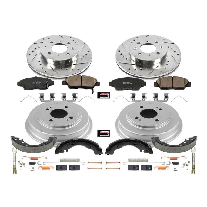 PWR-K15245DK, PowerStop Z23 Evolution Sport Disc and Drum Brake Upgrade Kits for 2009-2014 FIT - K15245DK в ОАЭ, Дубай. Состояние - новое. Цена 1 450 AED. Фото, контакты продавца | AUTO.AE