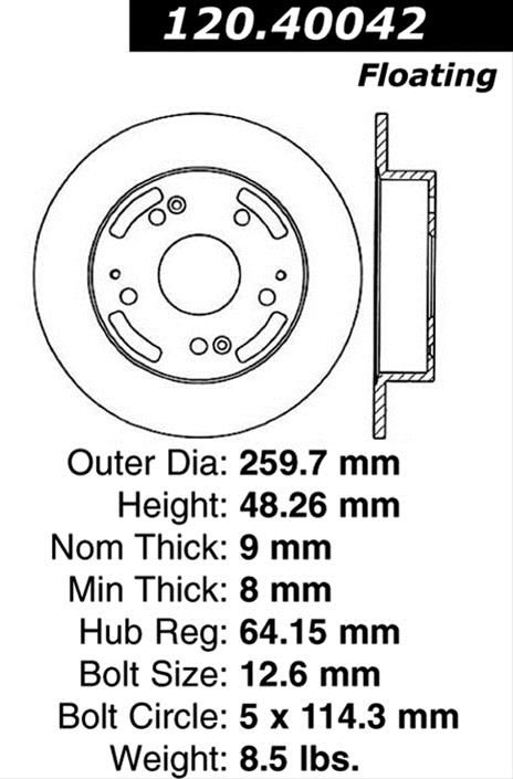 CEB-120-40042, Centric Premium Brake Rotors 120.40042 in UAE, Dubai. Condition - new. Price 220 AED. Photo, seller contacts | AUTO.AE