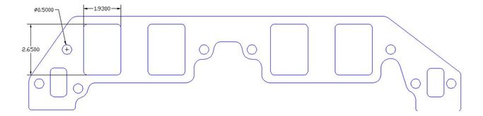 FOG-8279-3, Flatout Gaskets Intake Gaskets 8279.3 в ОАЭ, Дубай. Состояние - новое. Цена 230 AED. Фото, контакты продавца | AUTO.AE