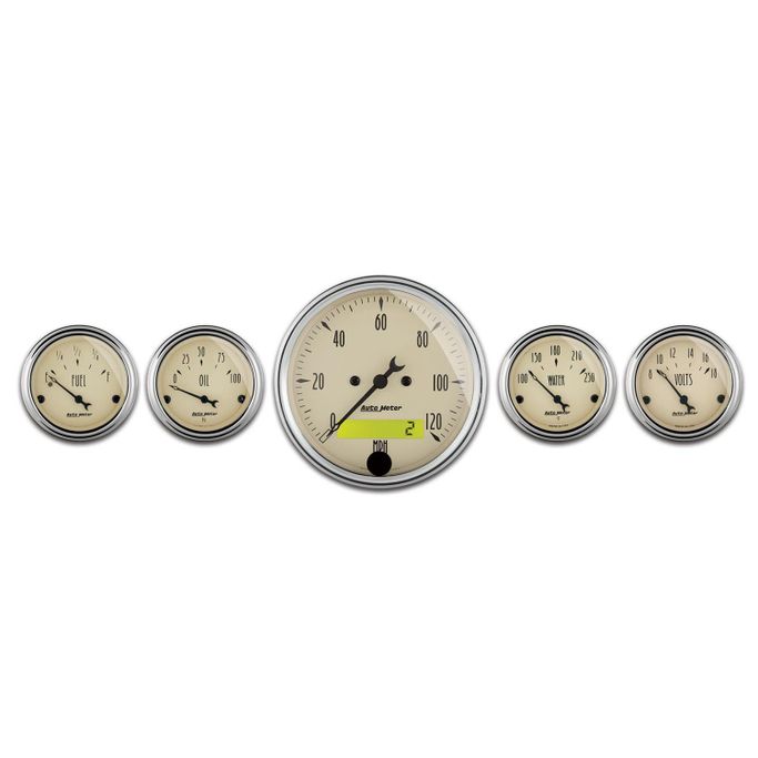 ATM-1809, AutoMeter Antique Beige Analog Gauge Kits 1809 في الإمارات العربية المتحدة, دبي. Condition - new. Price ⁦2,190 AED⁩. Photo, seller contacts | AUTO.AE