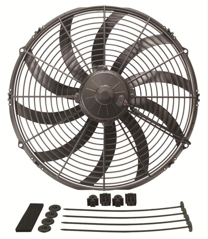 DER-16116, 16 Inch 2,024 CFM Derale High-Output Curved Blade Fan 16116 в ОАЭ, Дубай. Состояние - новое. Цена ⁦1 050 AED⁩. Фото, контакты продавца | AUTO.AE