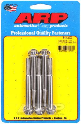 612-3000, ARP 612-3000 SAE Bolt Kit 5/16-18 x 3.000 12pt SS bolts в ОАЭ, Дубай. Состояние - новое. Цена 240 AED. Фото, контакты продавца | AUTO.AE