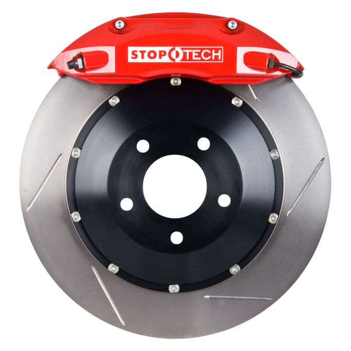 83.838.4700.71, STOPTECH 83.838.4700.71 BBK 2PC ROTOR, FRONT SLOTTED 355X32/ST40 RED SUBARU STI '04-07 في الإمارات العربية المتحدة, دبي. Condition - new. Price 15,850 AED. Photo, seller contacts | AUTO.AE