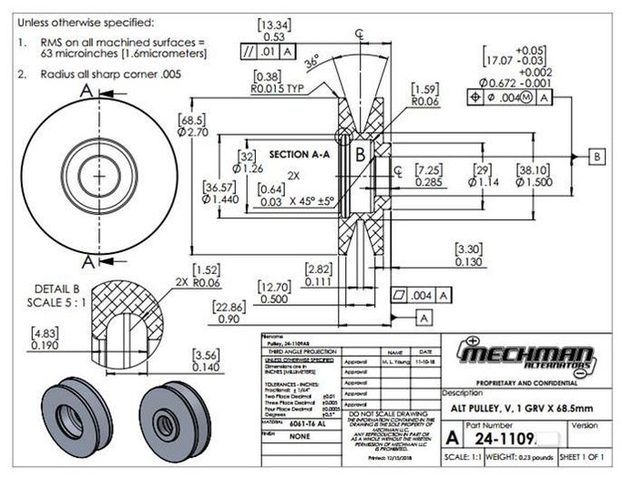 MEH-24-1109AB, MechMan Alternator Pulleys 24-1109AB في الإمارات العربية المتحدة, دبي. Condition - new. Price ⁦150 AED⁩. Photo, seller contacts | AUTO.AE