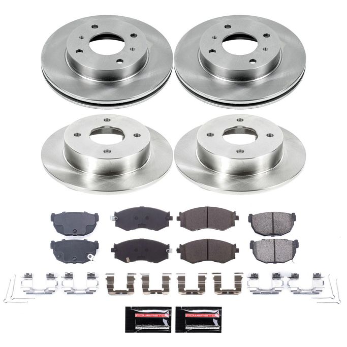 PWR-KOE9174, PowerStop Z17 Evolution Plus Stock Replacement Brake Kits for 1989-1994 240SX - KOE9174 в ОАЭ, Дубай. Состояние - новое. Цена 890 AED. Фото, контакты продавца | AUTO.AE