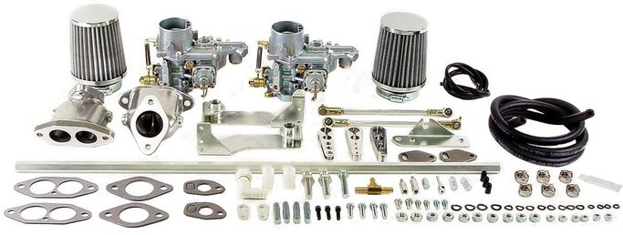 VWP-47-7411-0, EMPI EPC 34 Dual Carburetor Kits 47-7411-0 in UAE, Dubai. Condition - new. Price 2,010 AED. Photo, seller contacts | AUTO.AE
