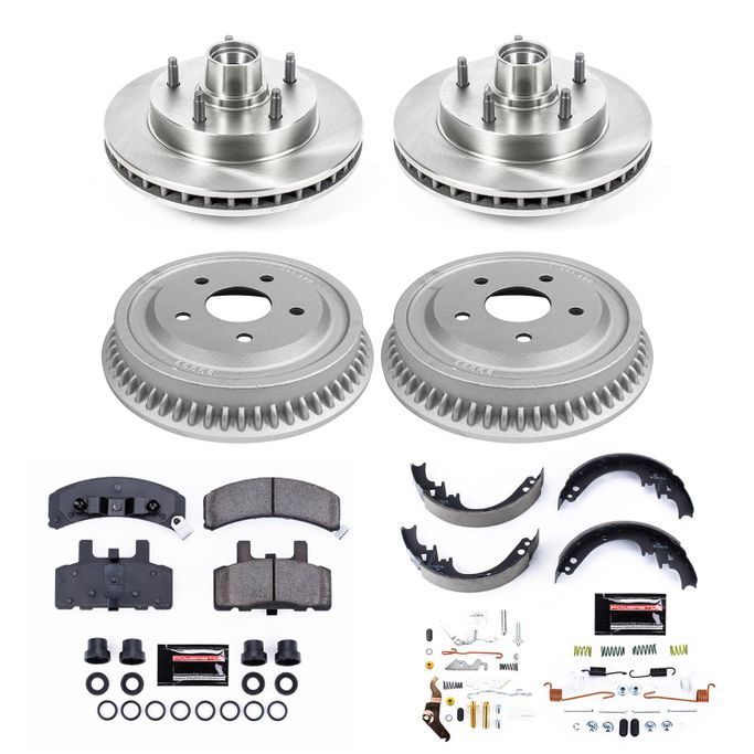 PWR-KOE15032DK, PowerStop Autospecialty Stock Replacement Disc and Drum Brake Kits for 1994-1999 RAM 1500 - KOE15032DK в ОАЭ, Дубай. Состояние - новое. Цена ⁦2 130 AED⁩. Фото, контакты продавца | AUTO.AE